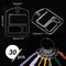30pcs Acrylic Embroidery Floss Drop, Clear Embroidery Thread Organizers Slim Floss Bobbins Cross Stitch Thread Bobbins for DIY Craft Sewing Thread Storage 1.57x2inch